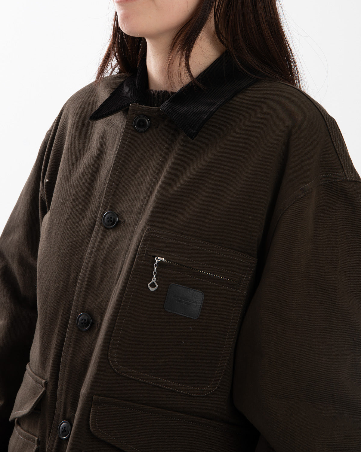 COTTON GABARDINE HUNTING JACKET