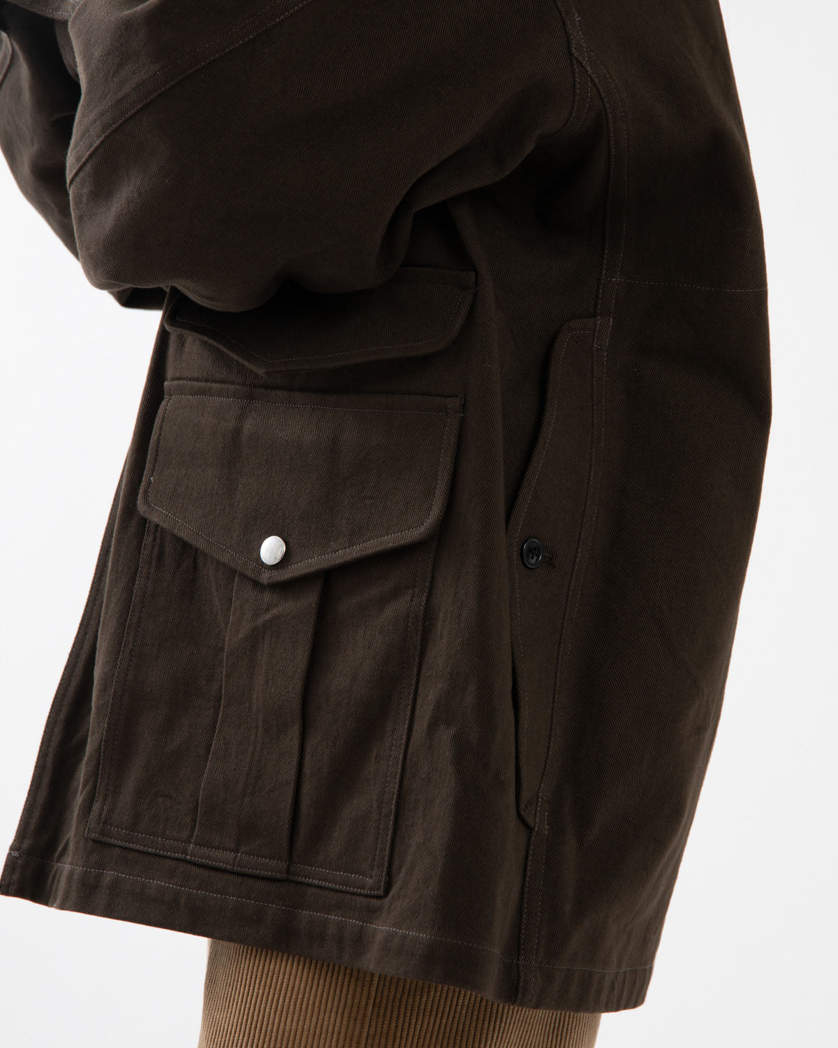 COTTON GABARDINE HUNTING JACKET