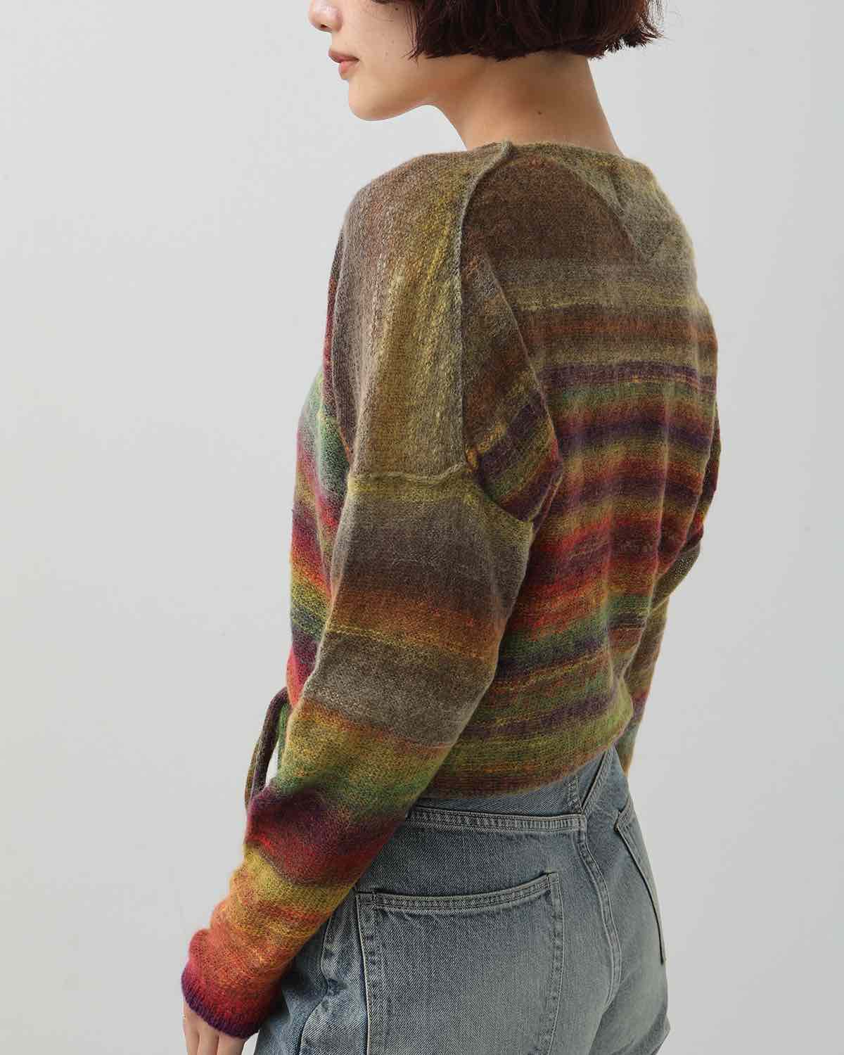 7G GRADATION CACHECOEUR CARDIGAN