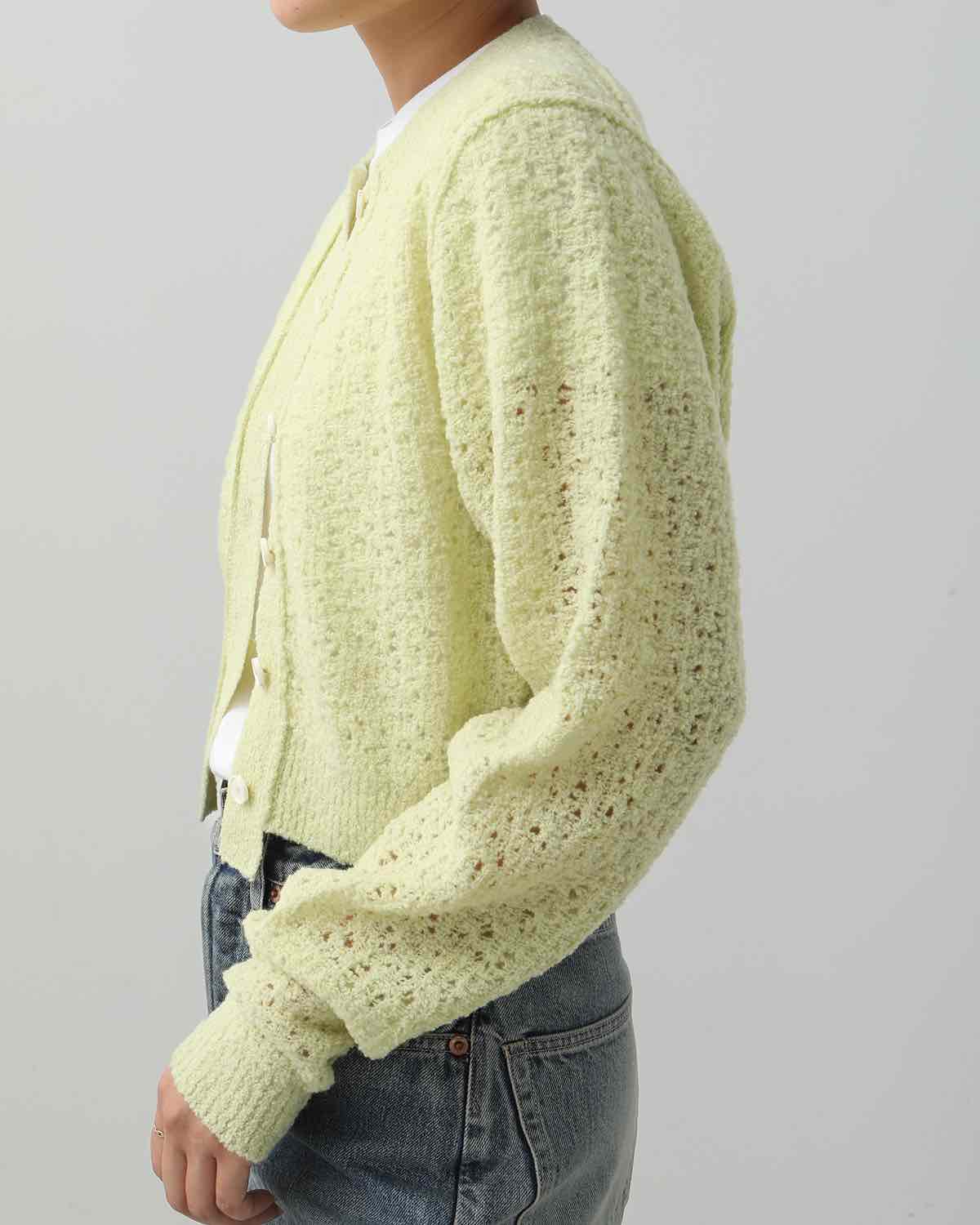 7G KEY KNIT SHORT KNIT CARDIGAN