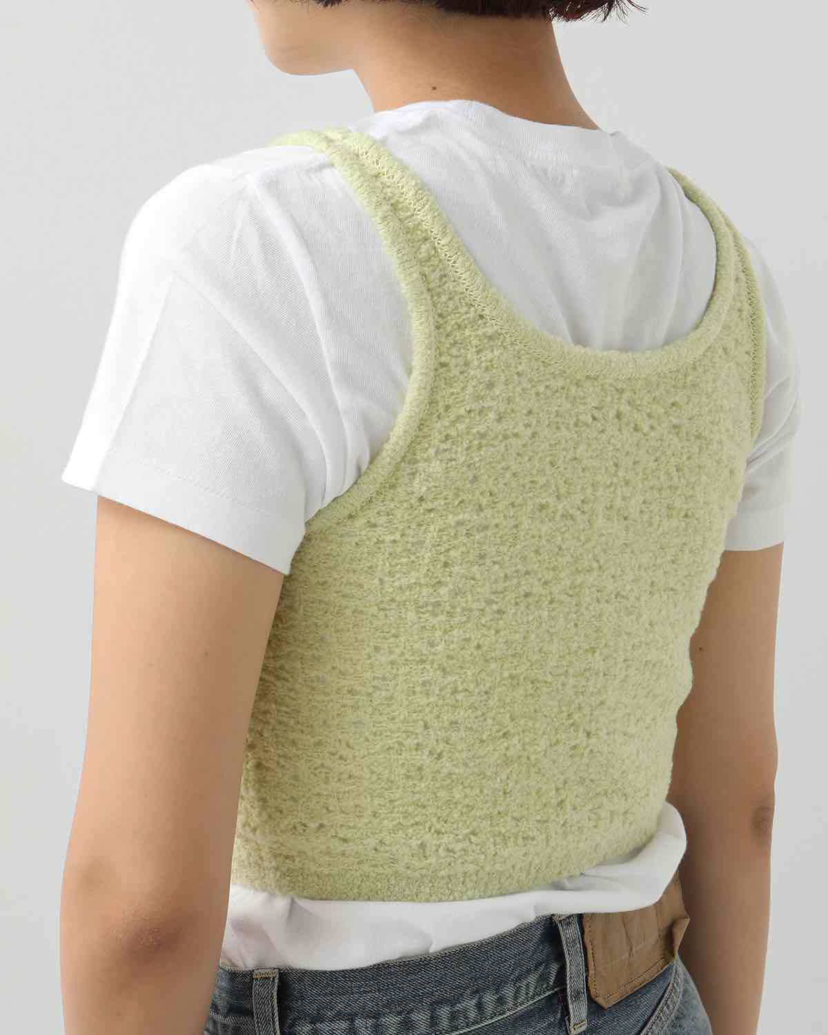 7G KEY KNIT 2WAY SHORT TANK TOP