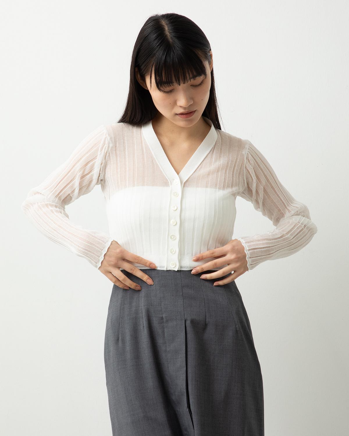 16G COTTON POLYESTER CARDIGAN for COVERCHORD