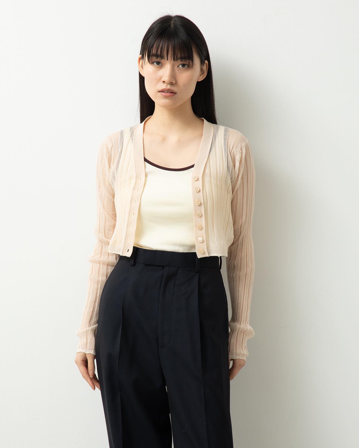 16G COTTON POLYESTER CARDIGAN for COVERCHORD