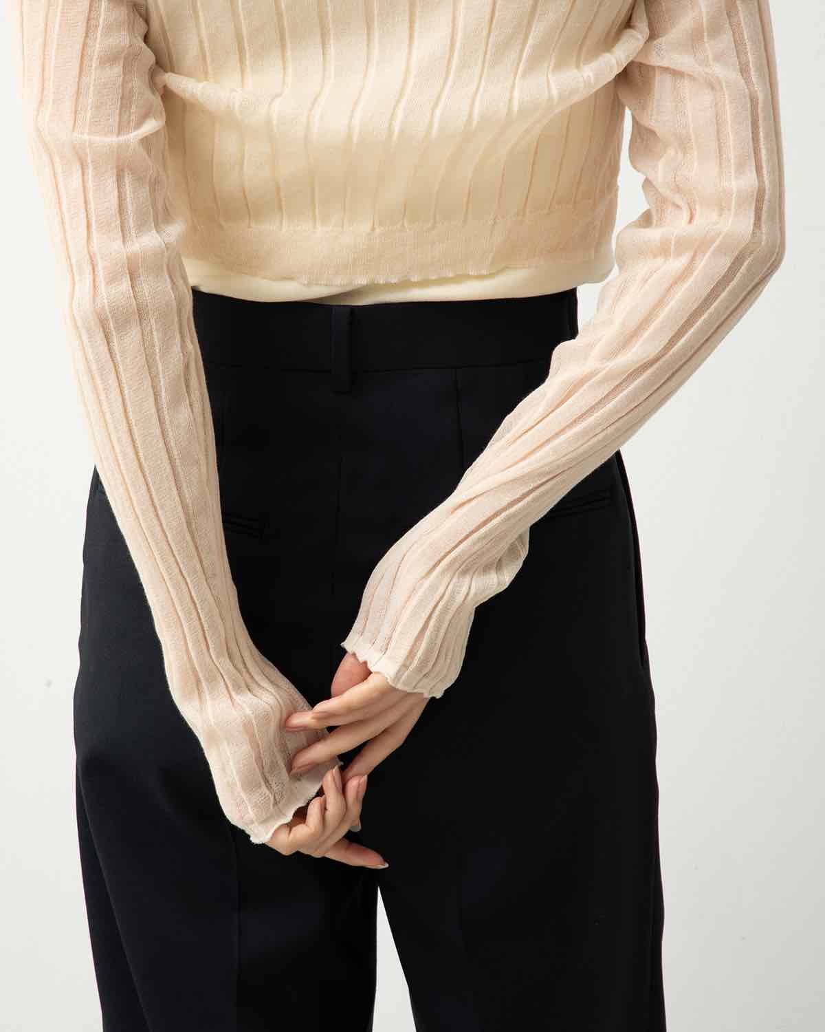 16G COTTON POLYESTER CARDIGAN for COVERCHORD