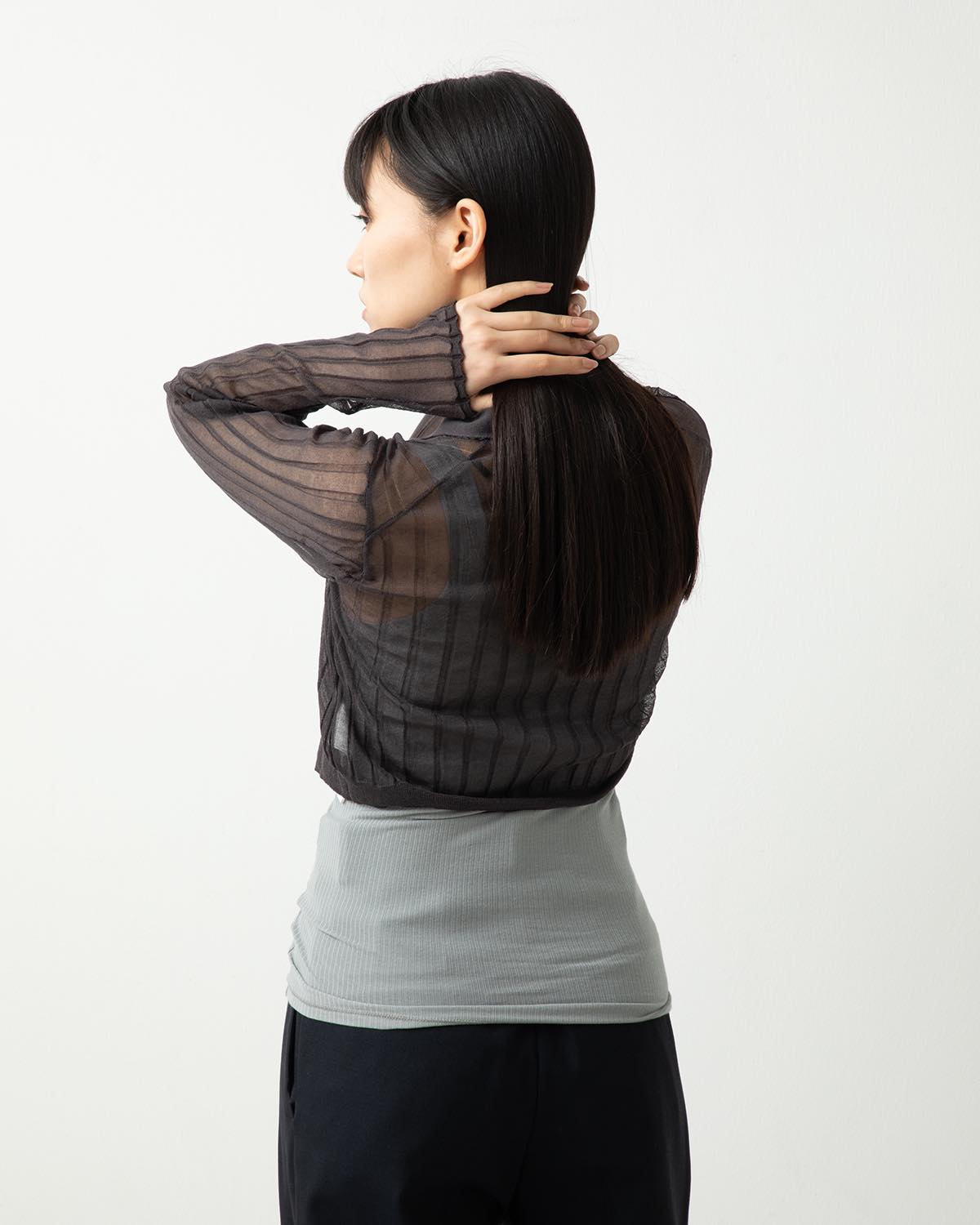 16G COTTON POLYESTER CARDIGAN for COVERCHORD