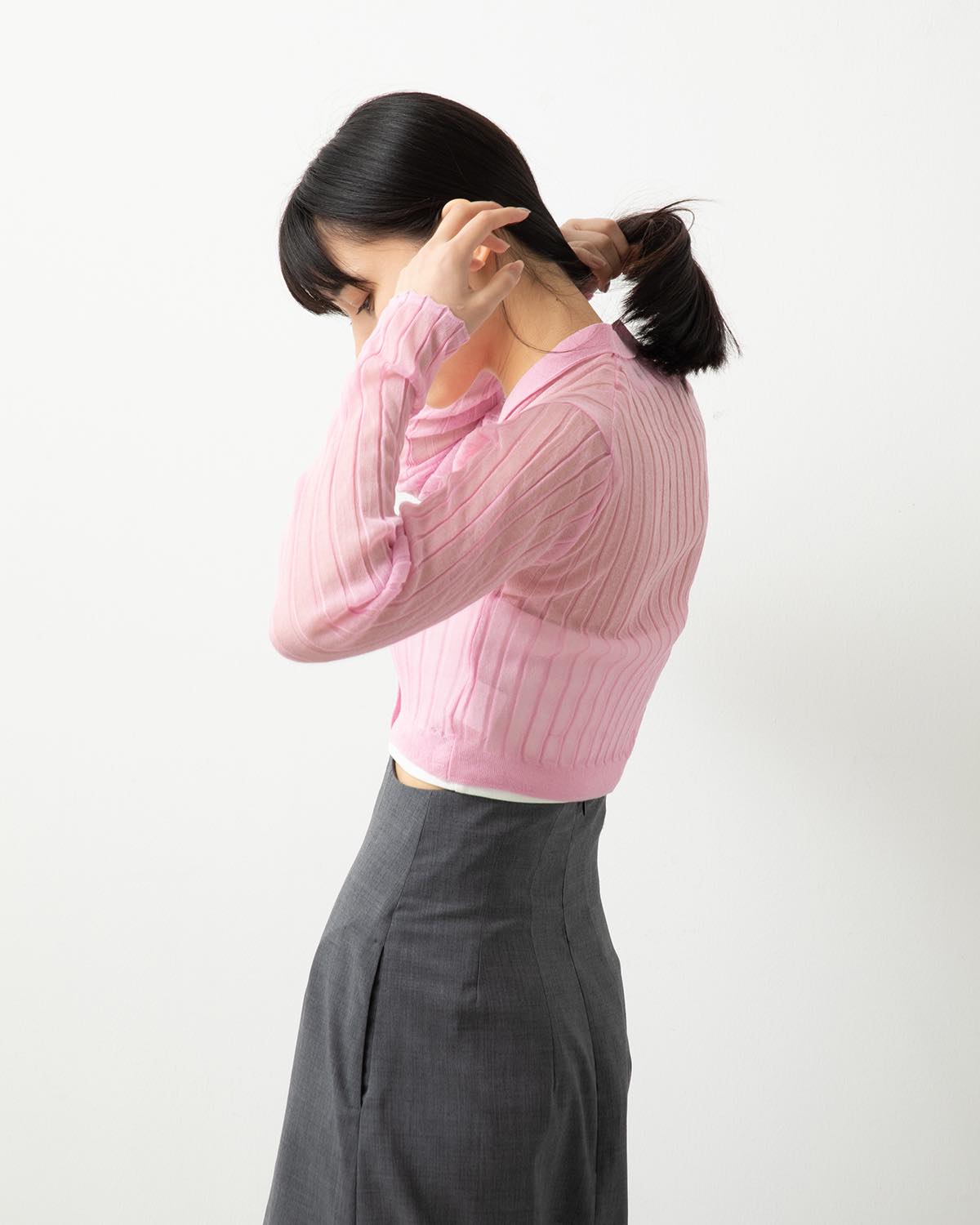 16G COTTON POLYESTER CARDIGAN for COVERCHORD