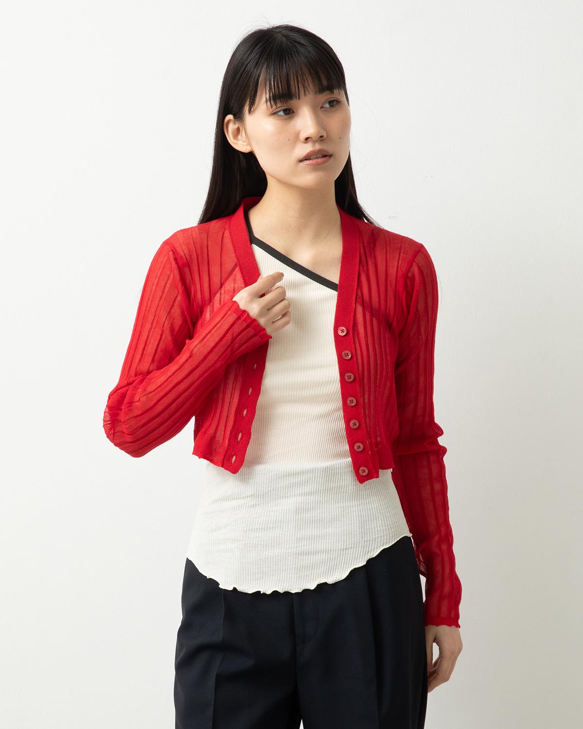 16G COTTON POLYESTER CARDIGAN for COVERCHORD
