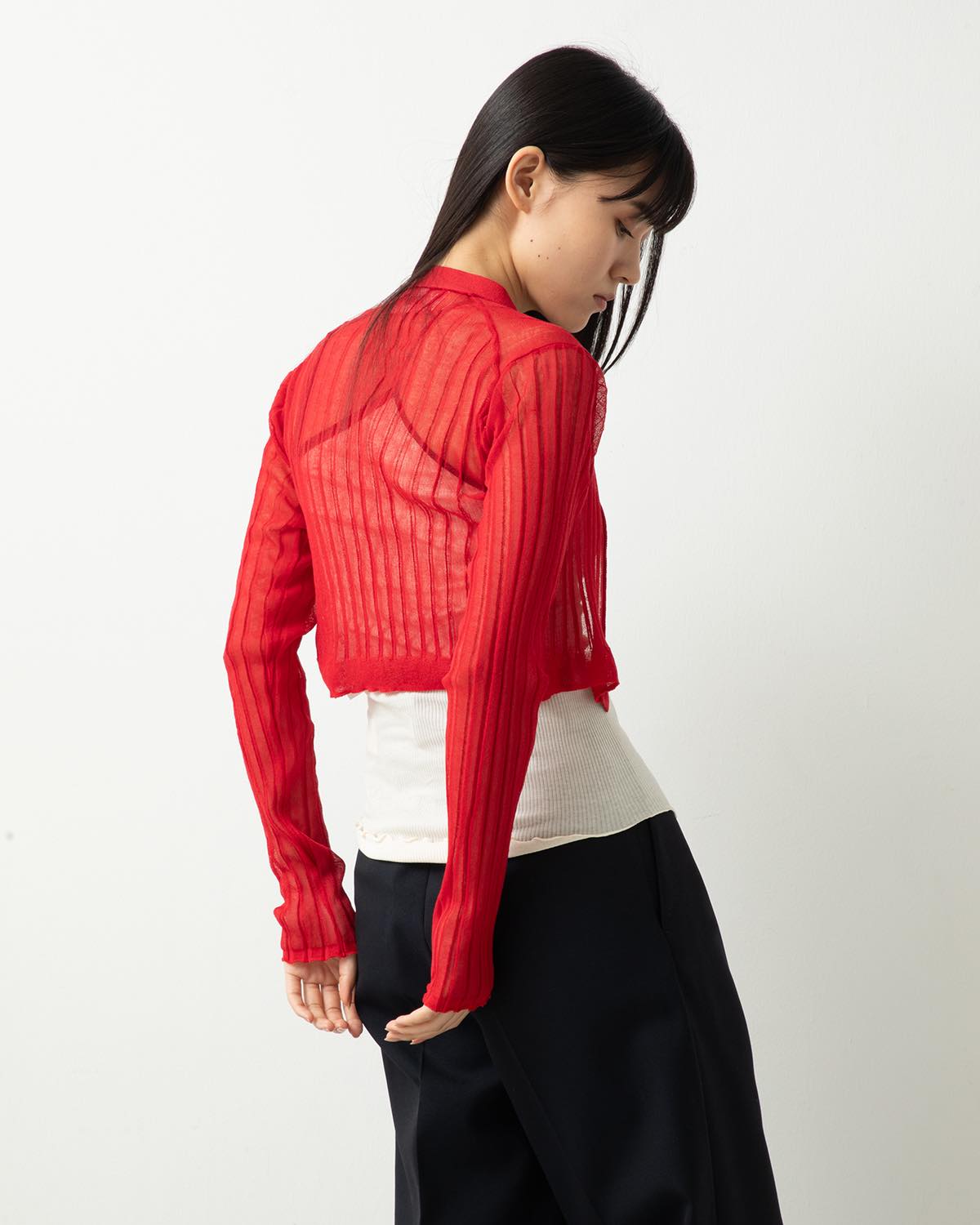 16G COTTON POLYESTER CARDIGAN for COVERCHORD