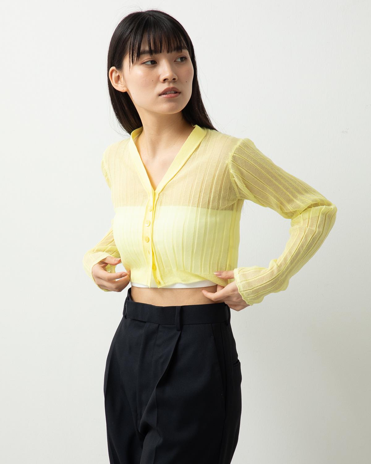 16G COTTON POLYESTER CARDIGAN for COVERCHORD