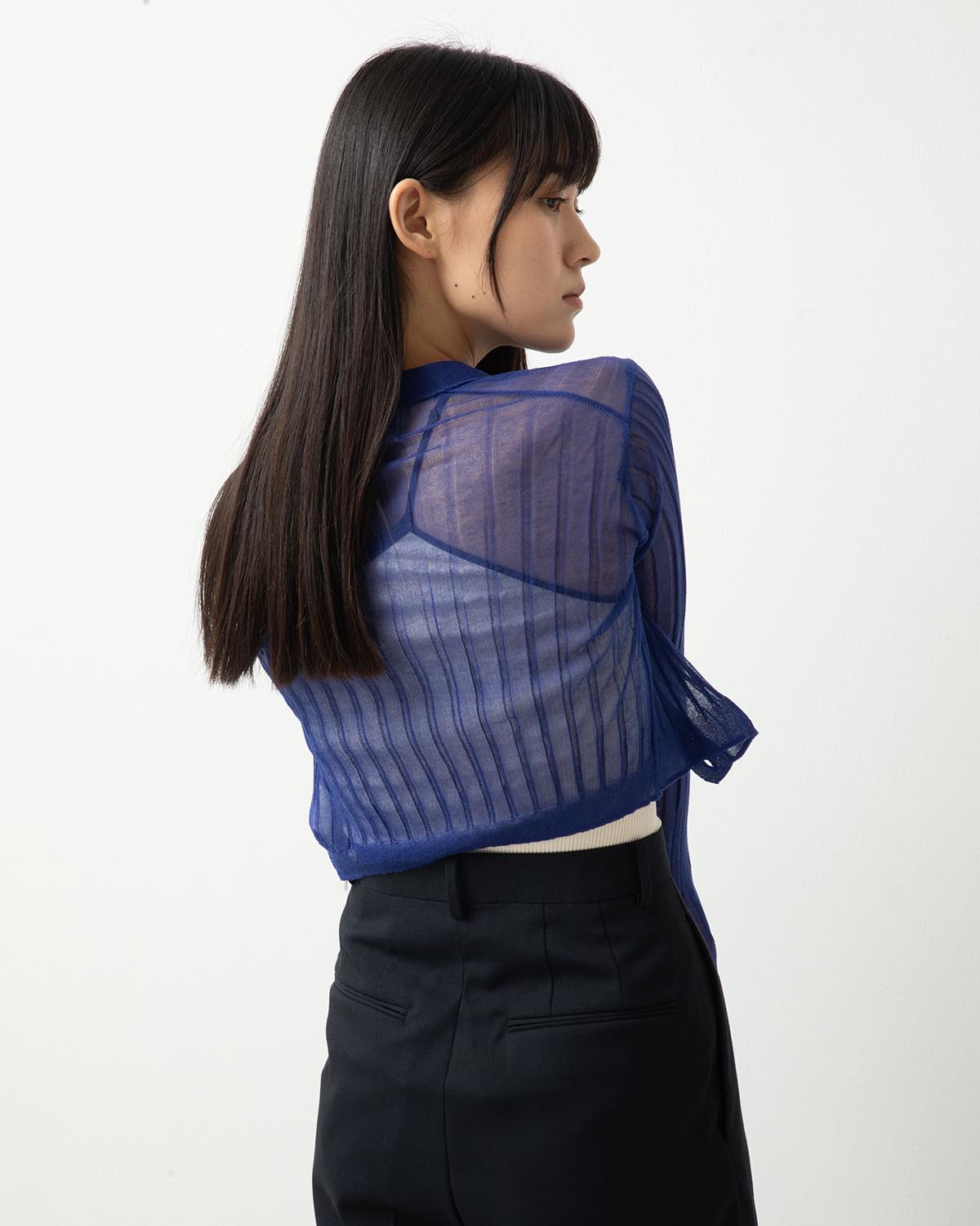 16G COTTON POLYESTER CARDIGAN for COVERCHORD