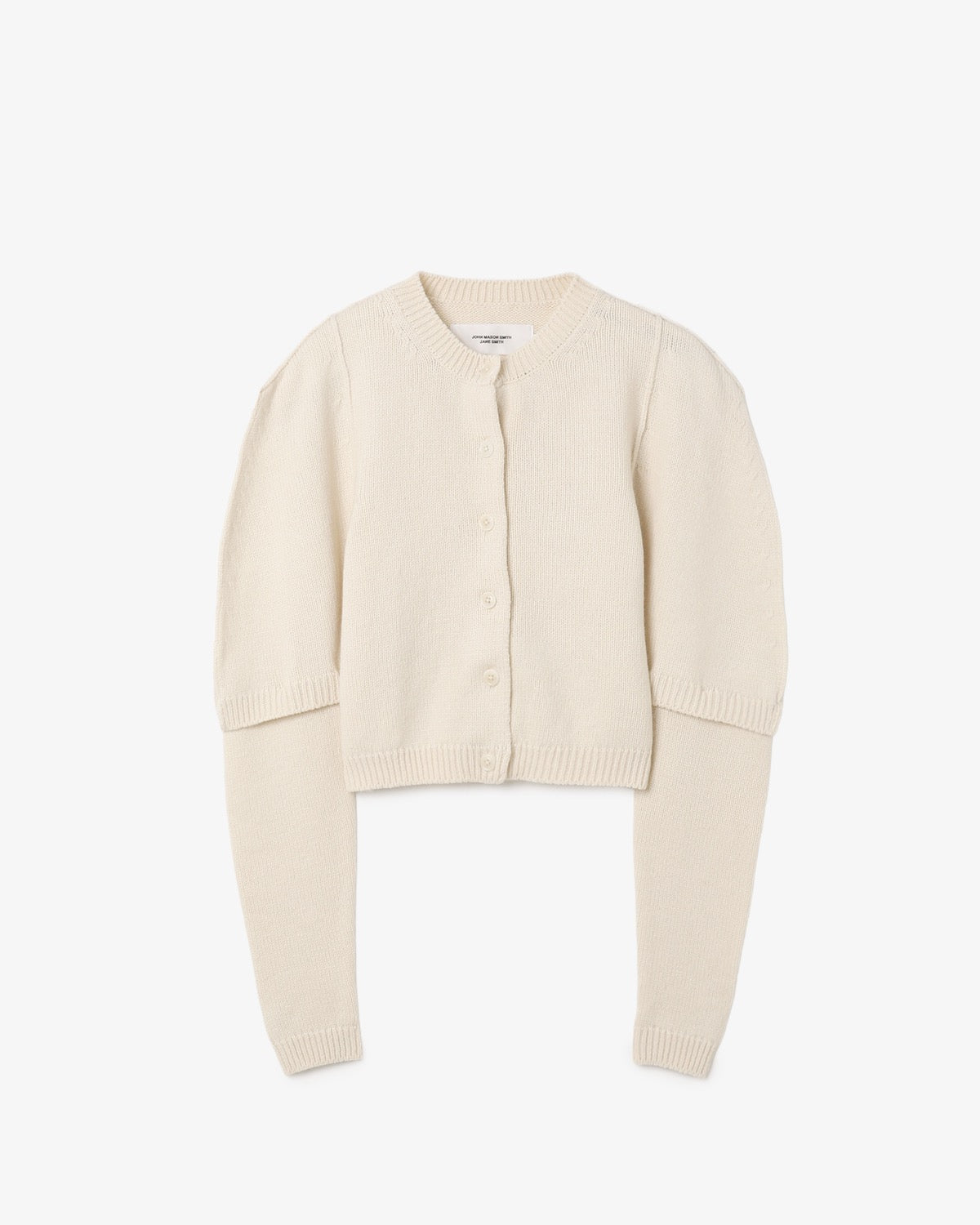 7G BIG SHOULDER CREW CARDIGAN