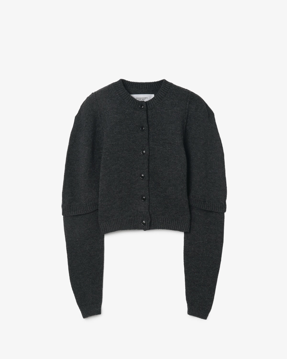 7G BIG SHOULDER CREW CARDIGAN