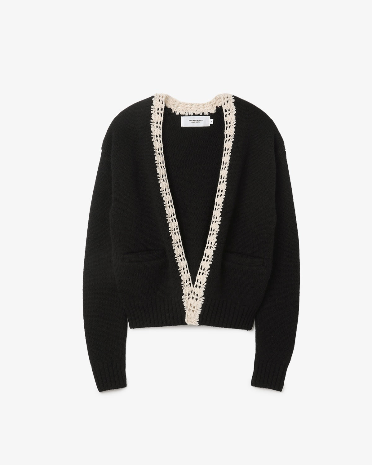 5G PLAIN STITCH AND CROCHET JACKET CARDIGAN