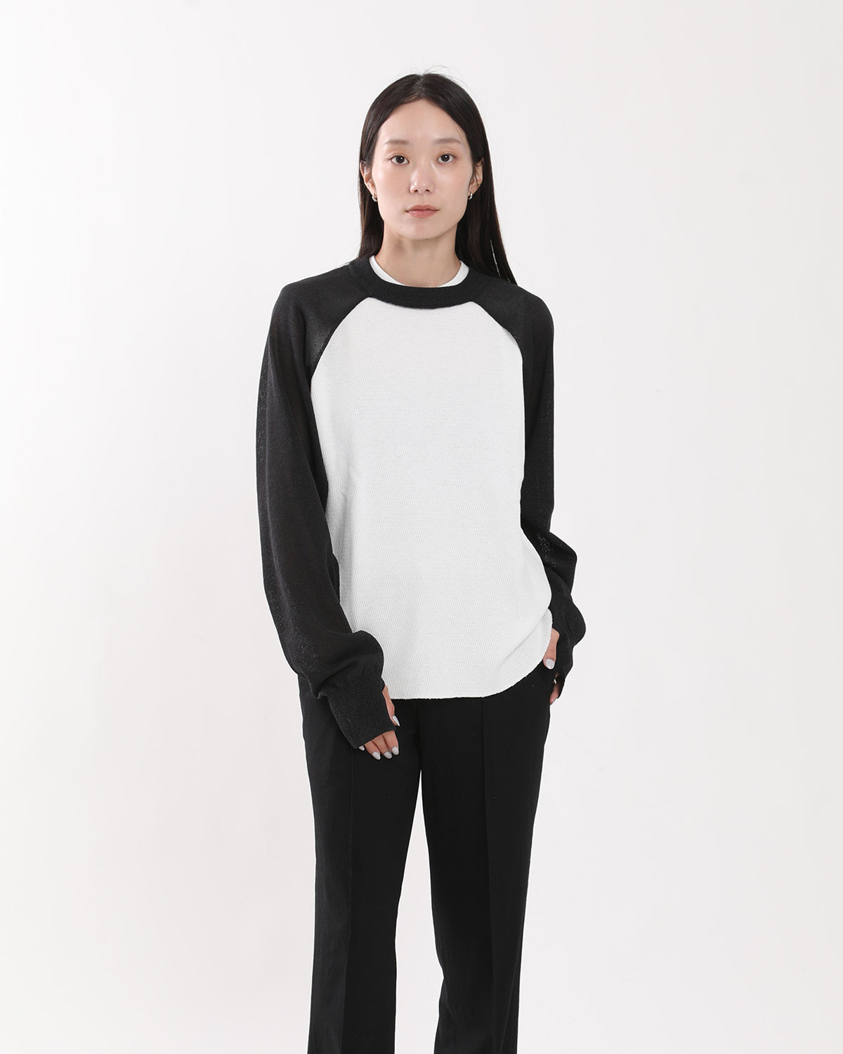 12G SLEEVE SHORT KNIT