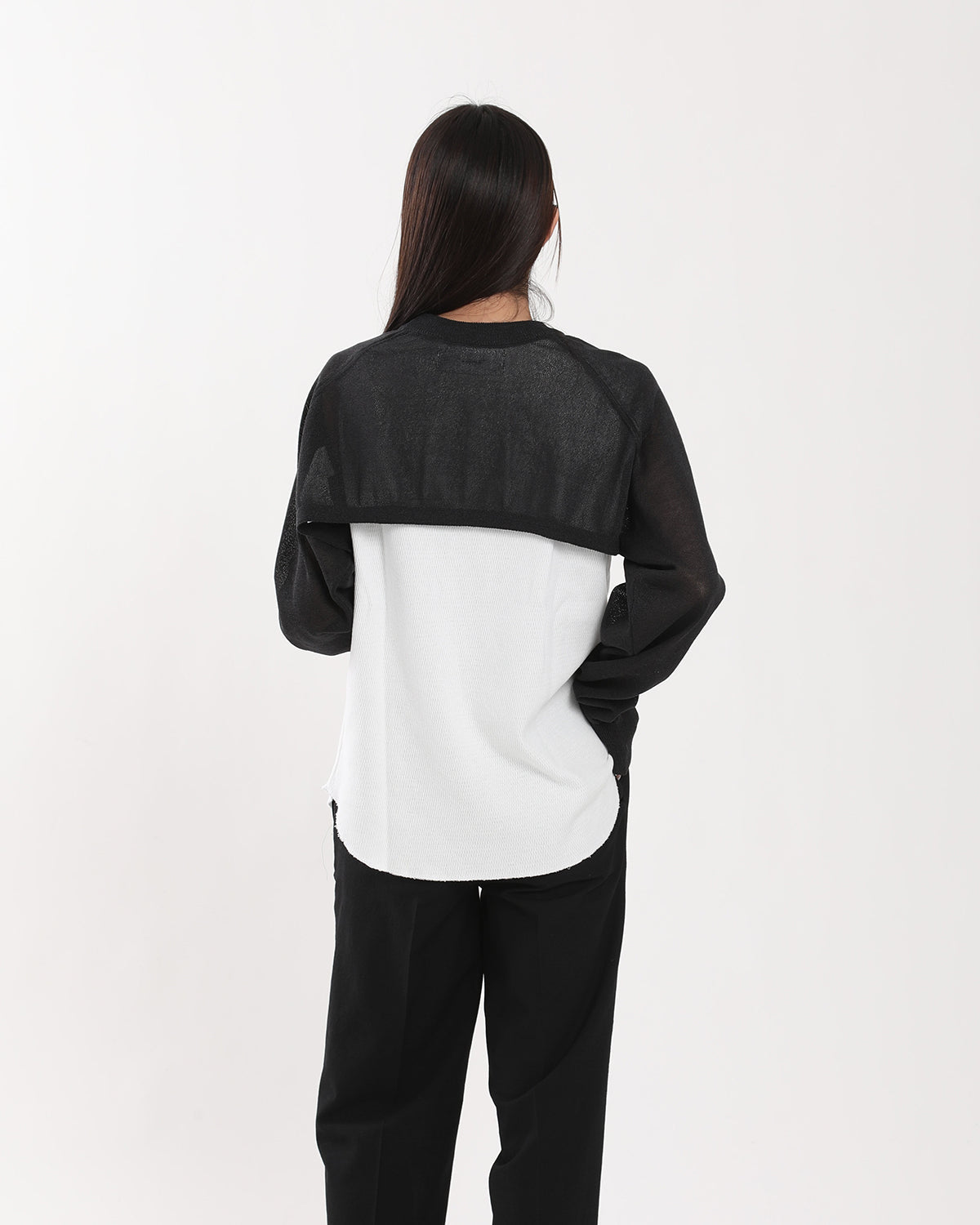 12G SLEEVE SHORT KNIT
