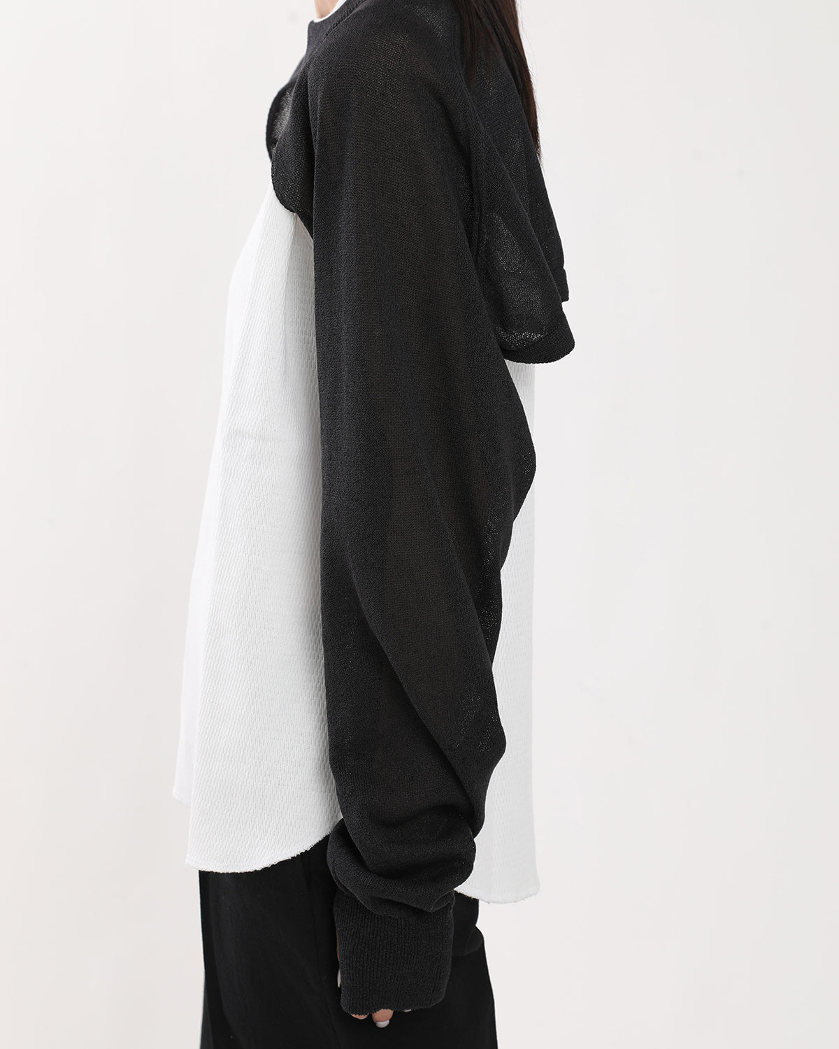 12G SLEEVE SHORT KNIT