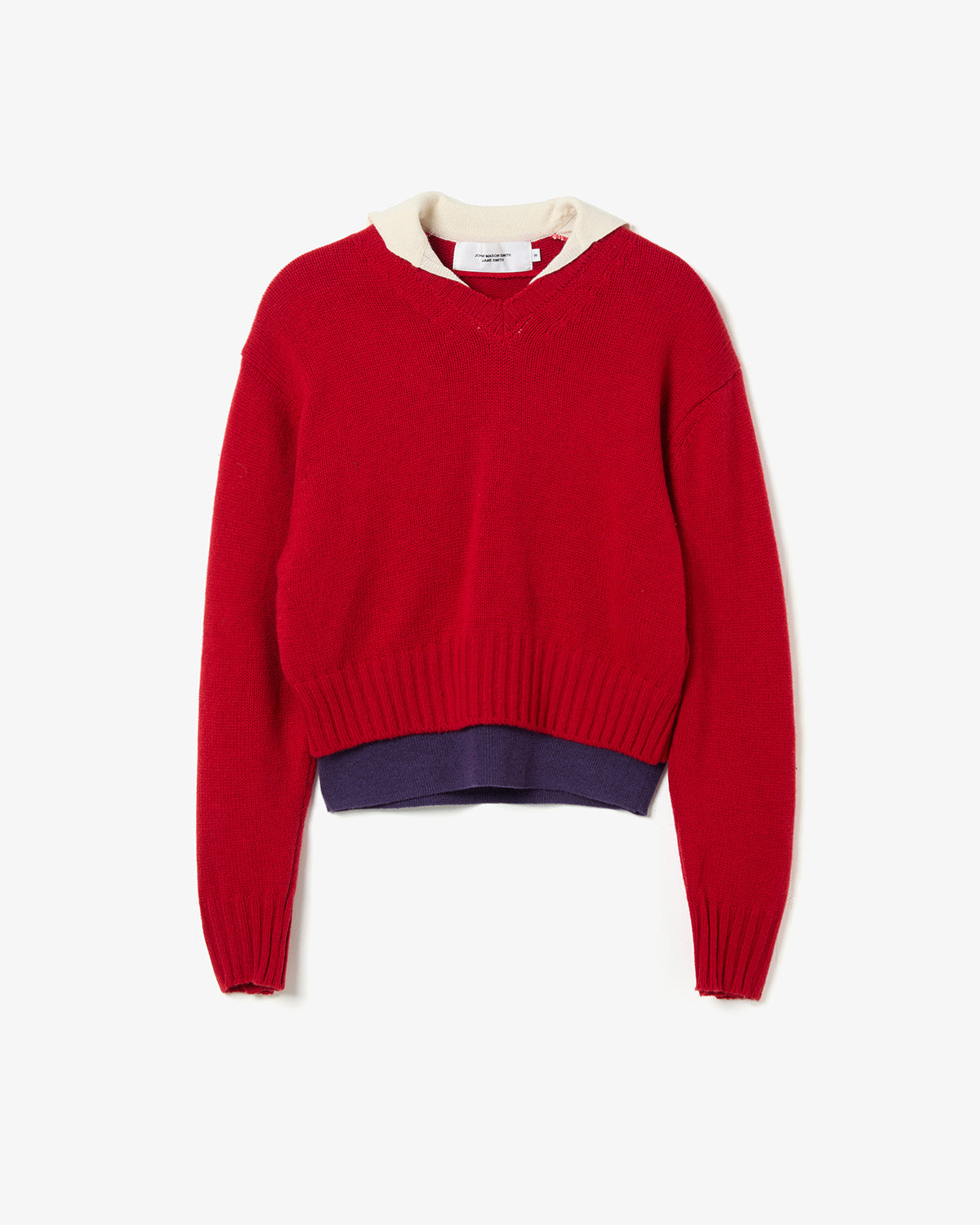 5G LAYERED V NECK SWEATER