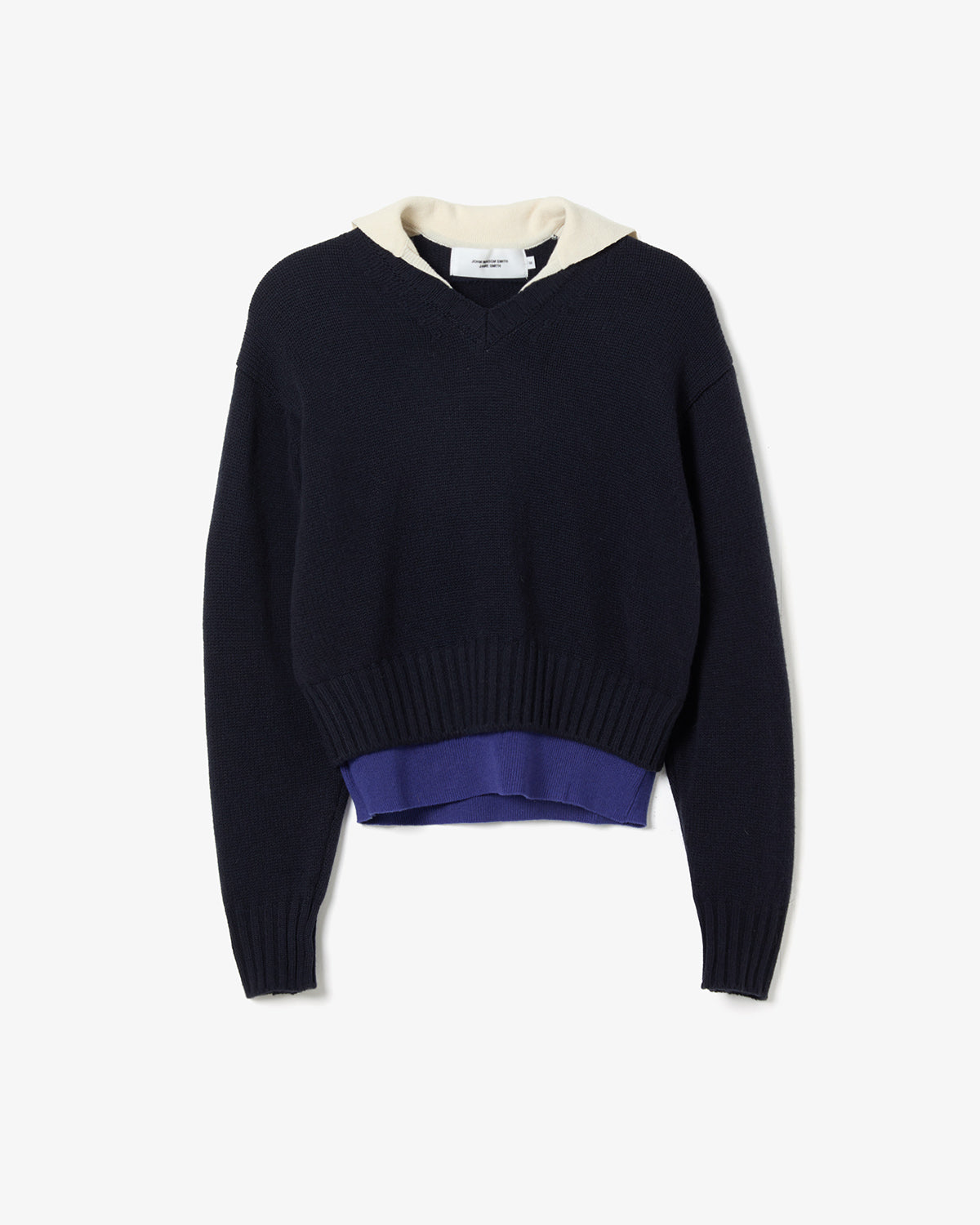 5G LAYERED V NECK SWEATER