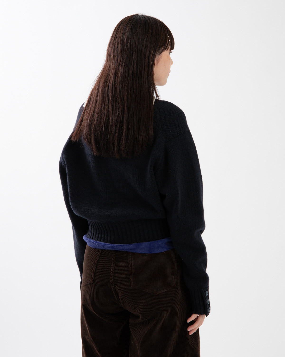5G LAYERED V NECK SWEATER