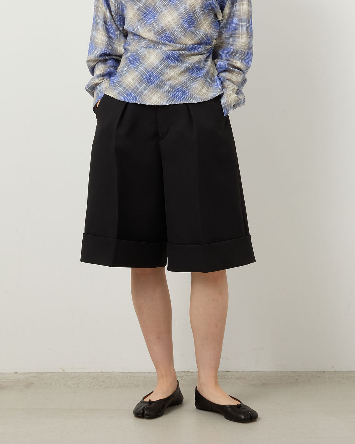 POLYESTER W CLOTH SHORT PANTS