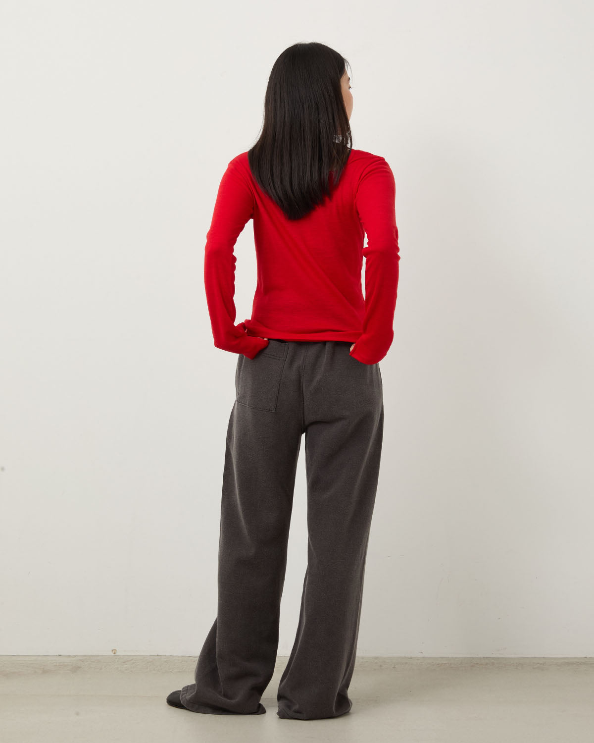 FROSTING COTTON FLEECE PANTS