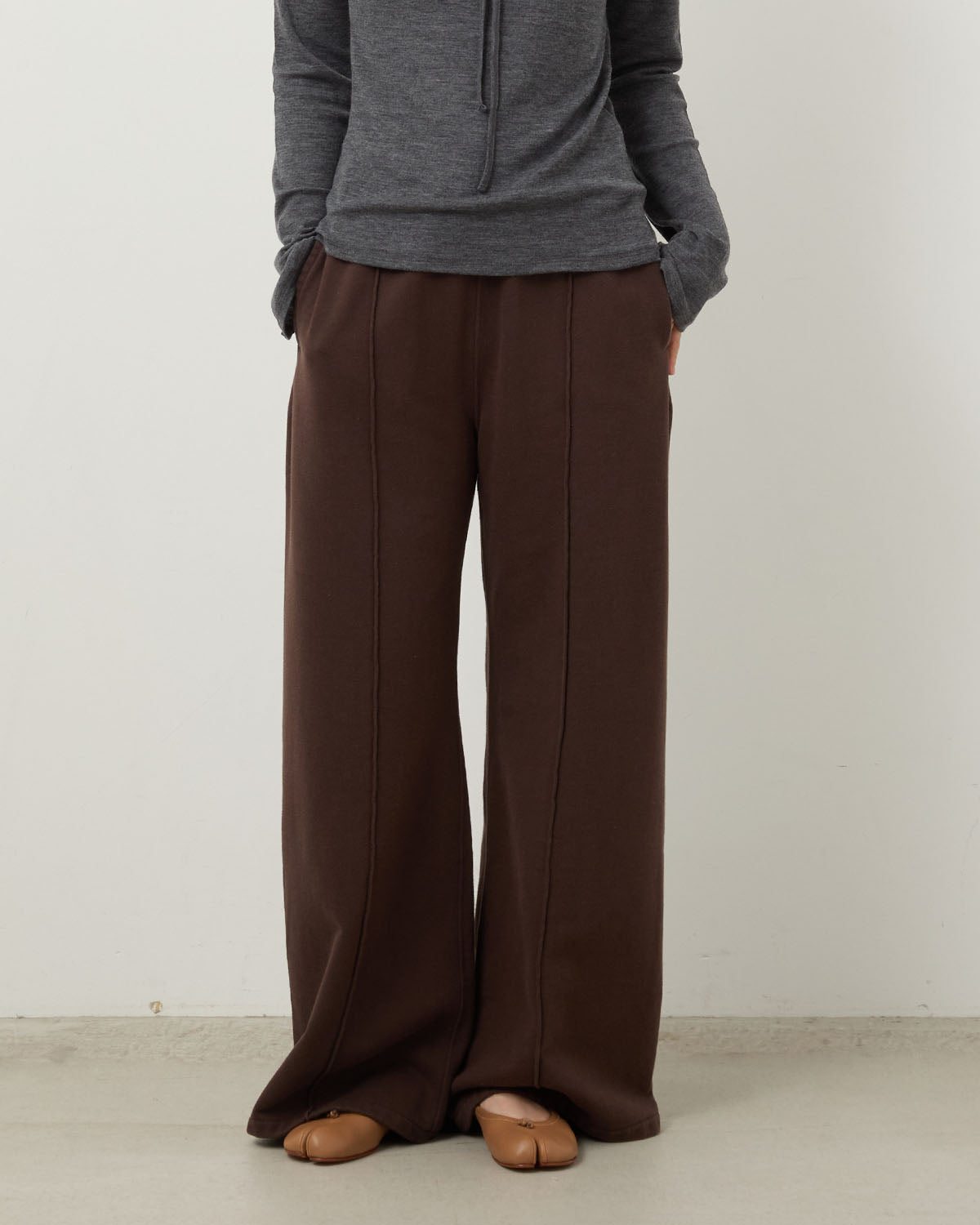 FROSTING COTTON FLEECE PANTS