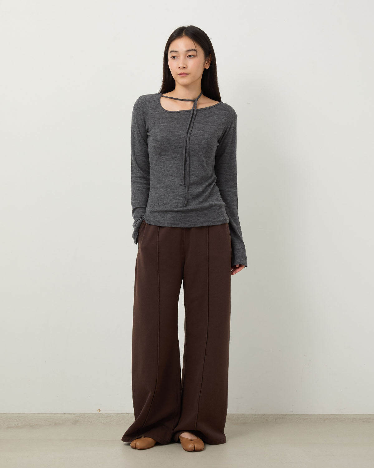 FROSTING COTTON FLEECE PANTS