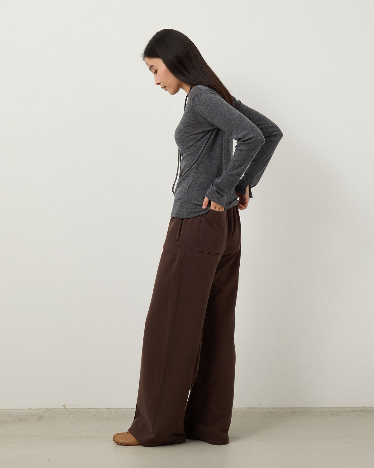 FROSTING COTTON FLEECE PANTS