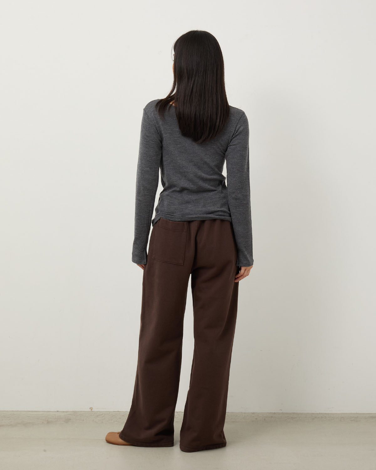 FROSTING COTTON FLEECE PANTS