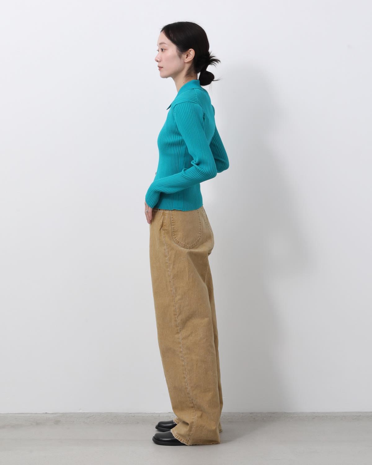 SULFUR DYE HEAVY DUCK CLOTH 5 POCKET PANTS