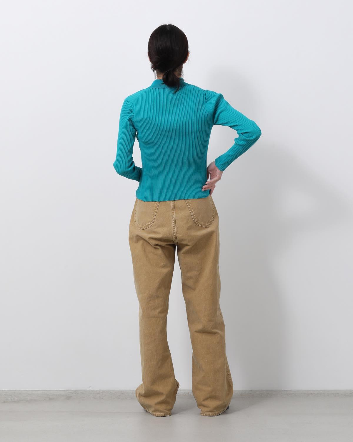 SULFUR DYE HEAVY DUCK CLOTH 5 POCKET PANTS