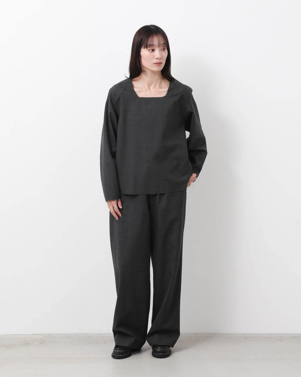 WASHABLE WOOL TROPICAL EASY PANTS