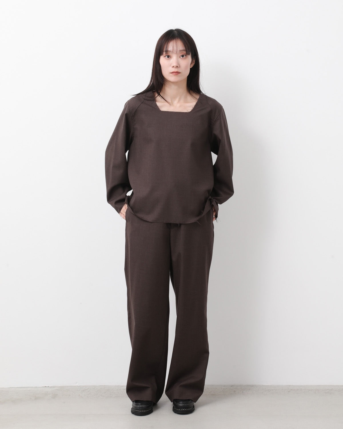 WASHABLE WOOL TROPICAL EASY PANTS