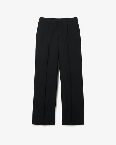 HIGH GAUGE WOOL LOW WAIST SLACKS