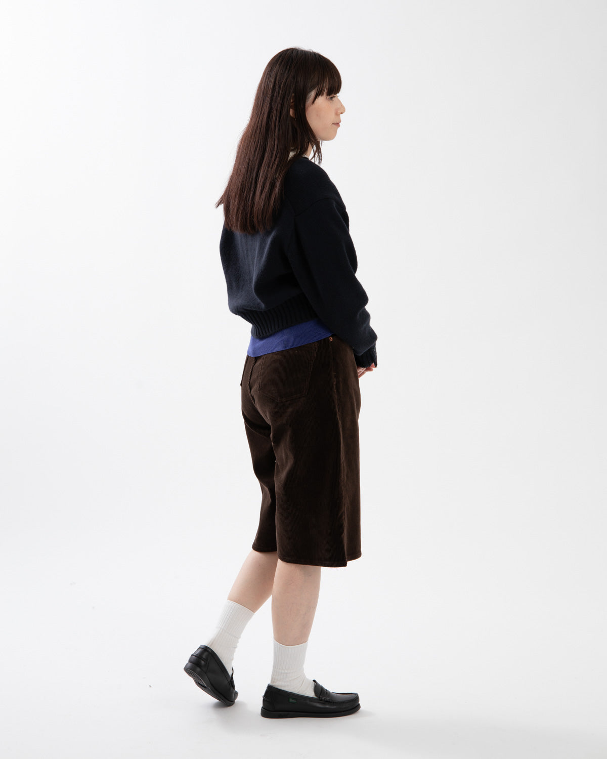8W CORDUROY 5 POCKET 15 INCH SHORT PANTS