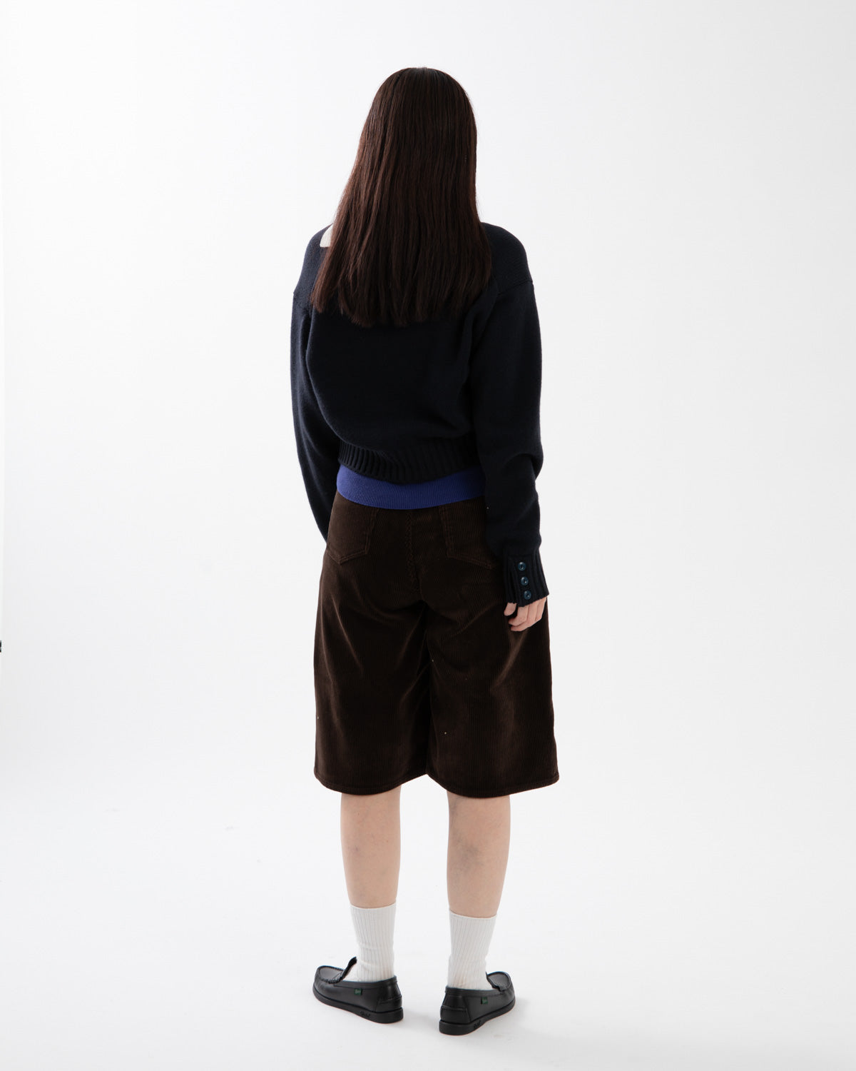 8W CORDUROY 5 POCKET 15 INCH SHORT PANTS