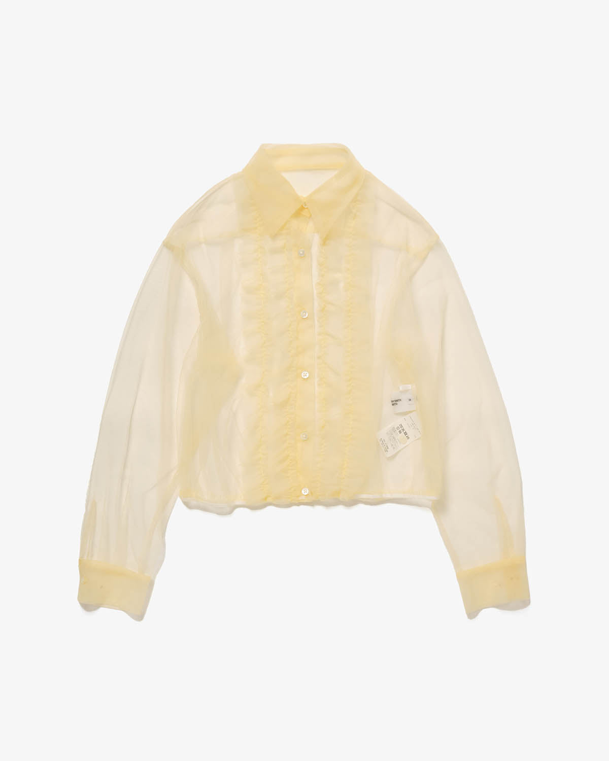 NYLON TULLE FRILLS SHIRTS