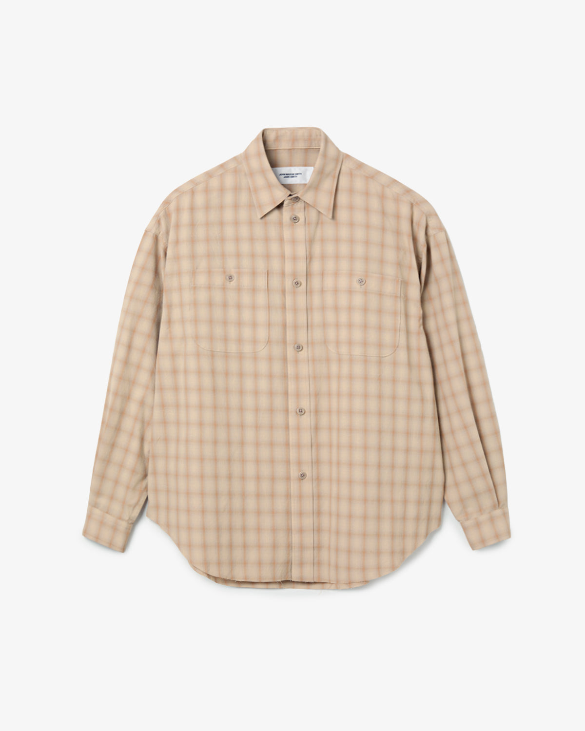 POLYESTER SHADOW CHECK WORK SHIRT