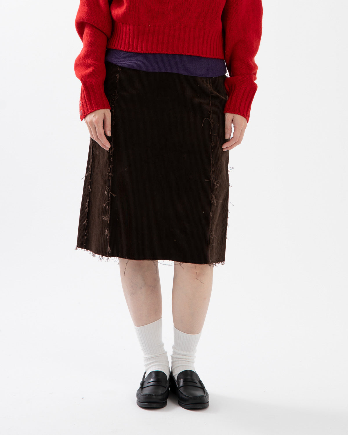 8W CORDUROY SKIRT