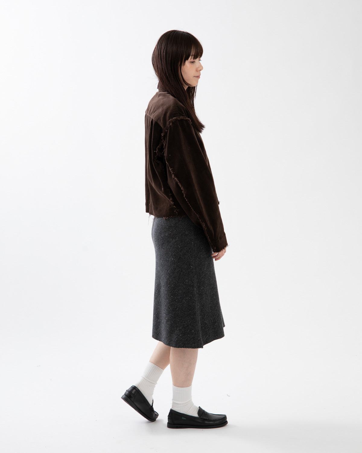 7G BIAS KNIT SKIRT