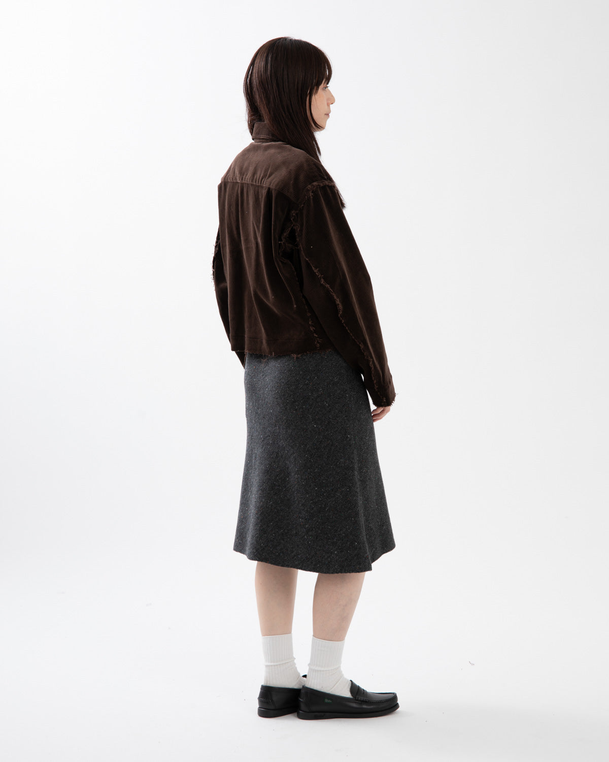 7G BIAS KNIT SKIRT