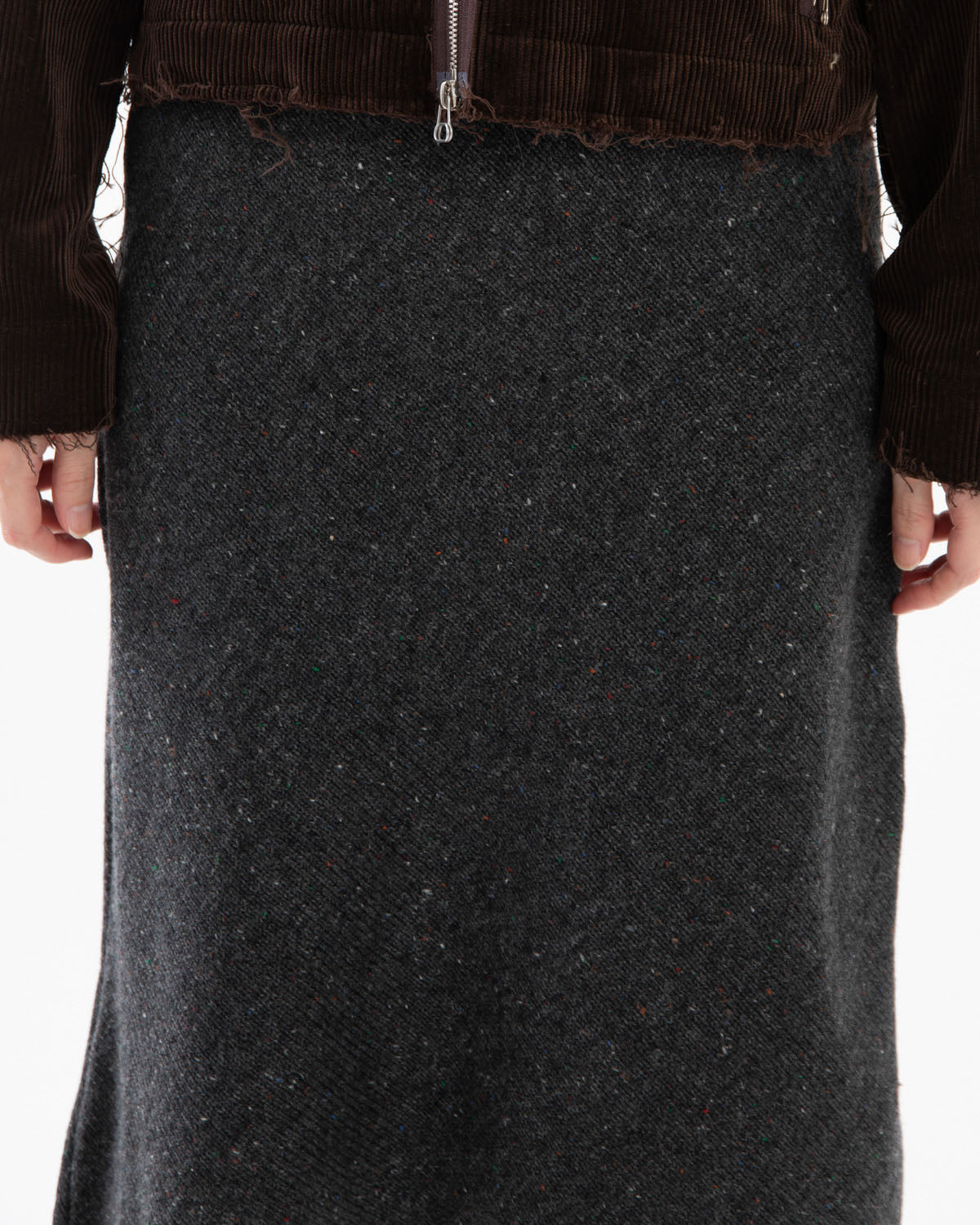 7G BIAS KNIT SKIRT