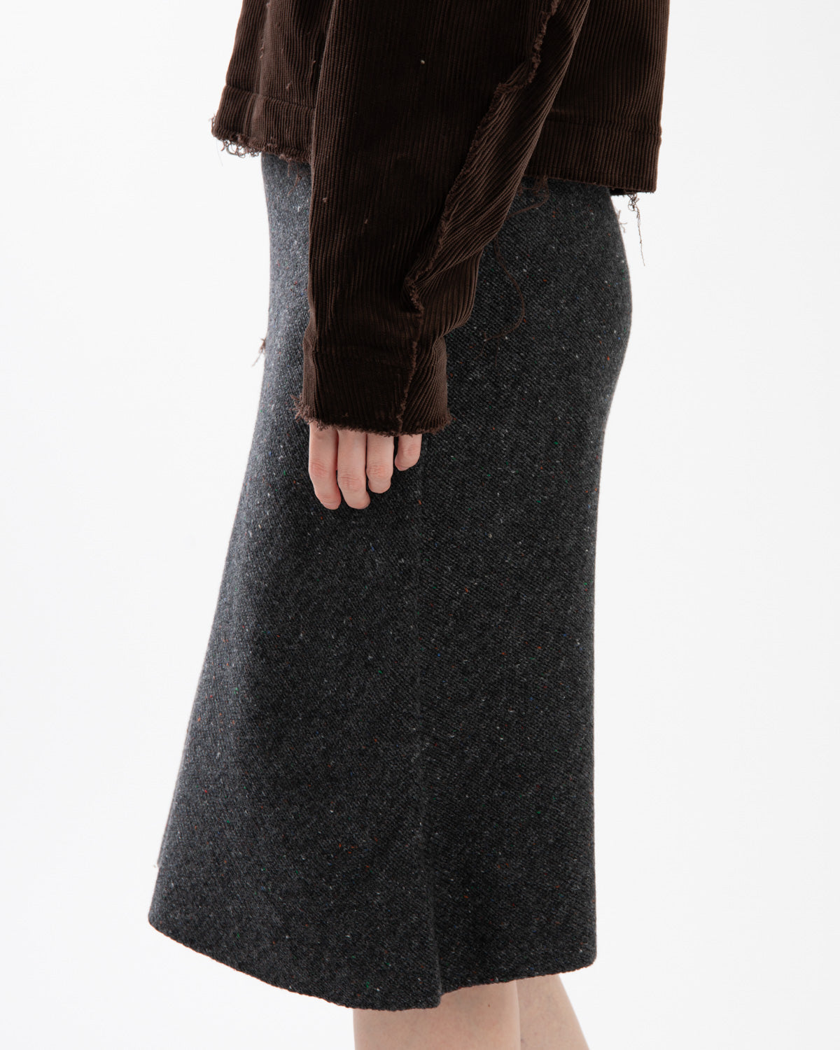 7G BIAS KNIT SKIRT