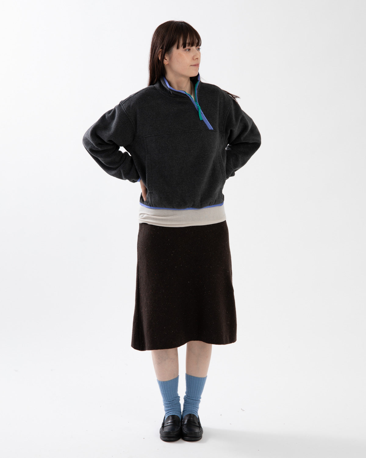 7G BIAS KNIT SKIRT