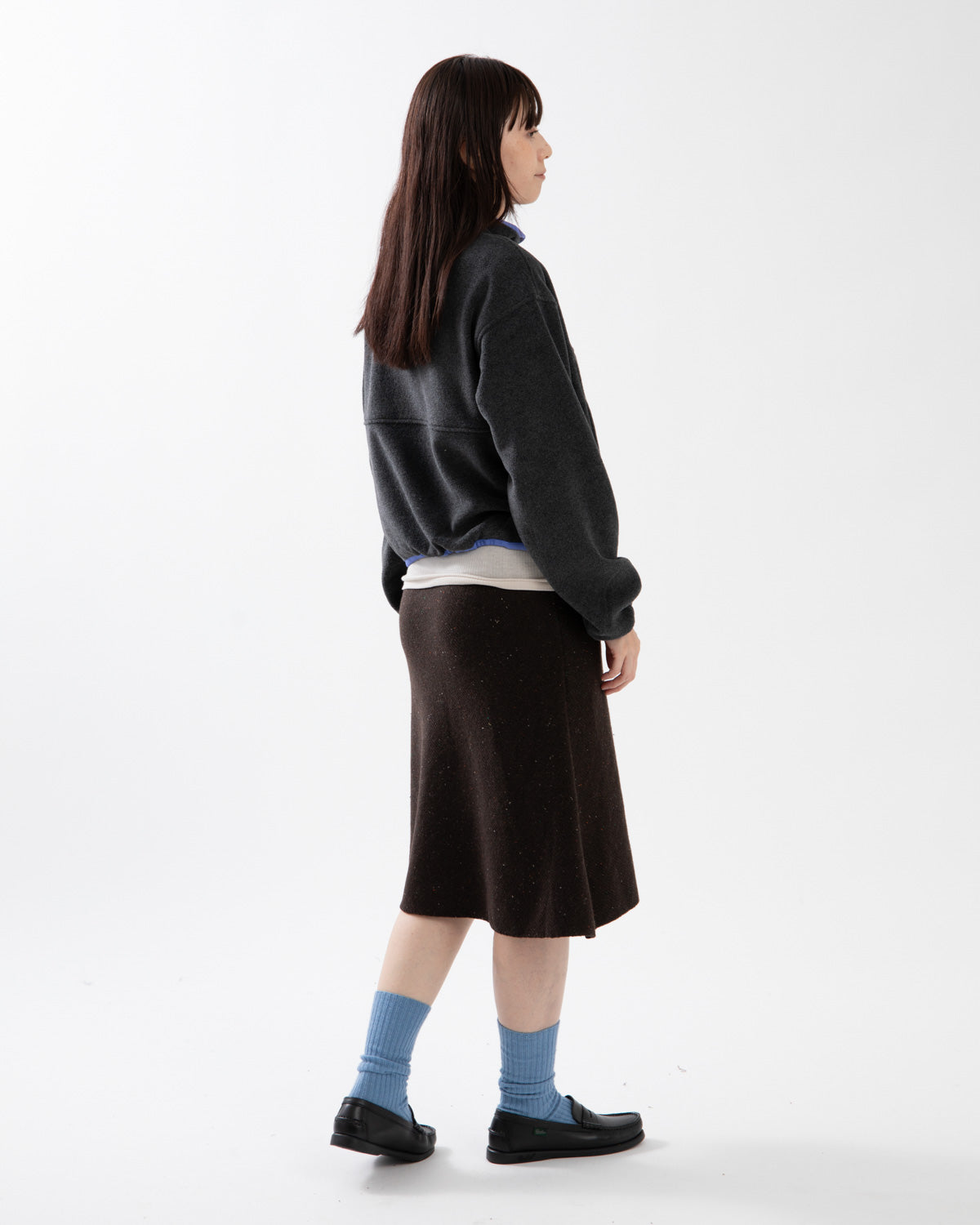 7G BIAS KNIT SKIRT
