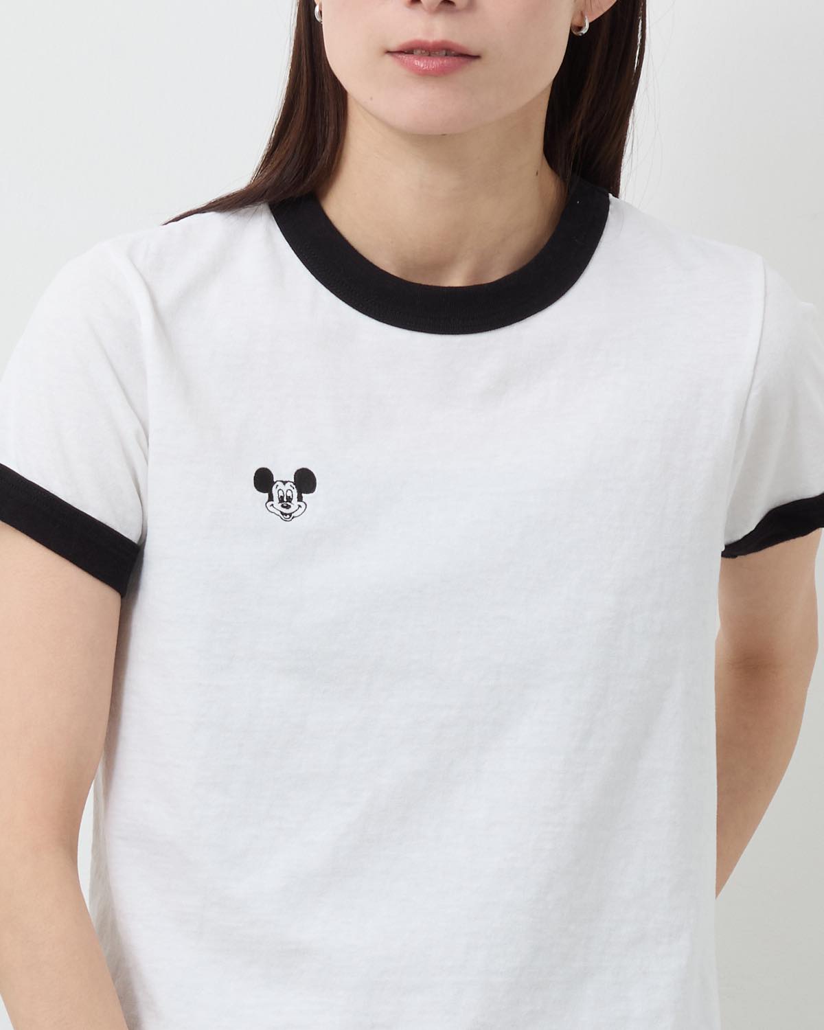 MICKEY FACE RINGER T-SHIRT