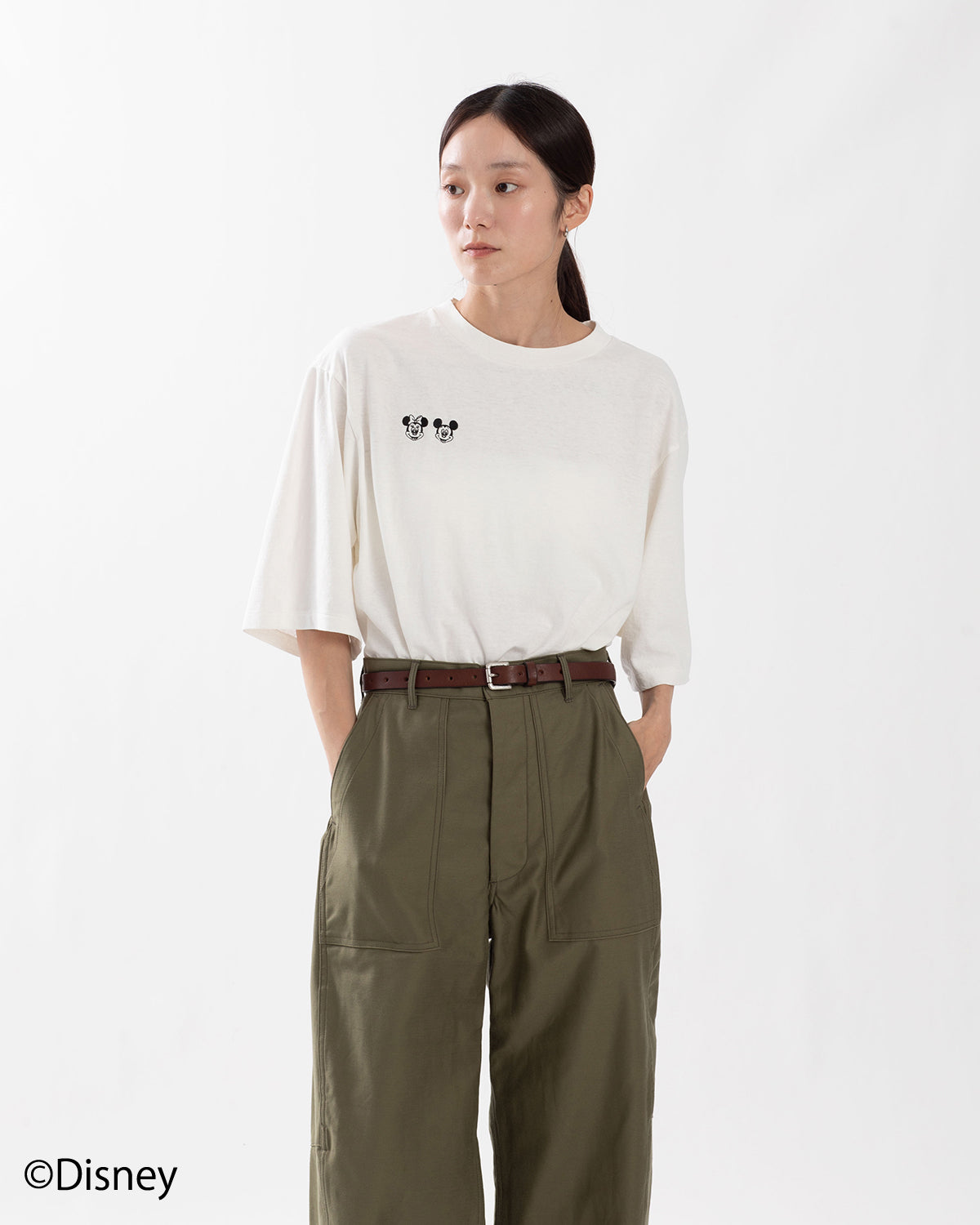 MICKEY & MINNIE FACE S/S T-SHIRT
