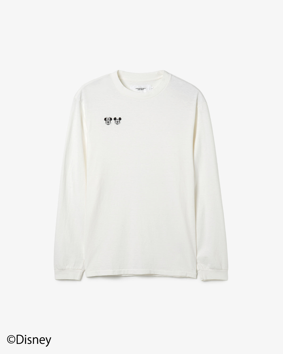 MICKEY & MINNIE FACE L/S T-SHIRT