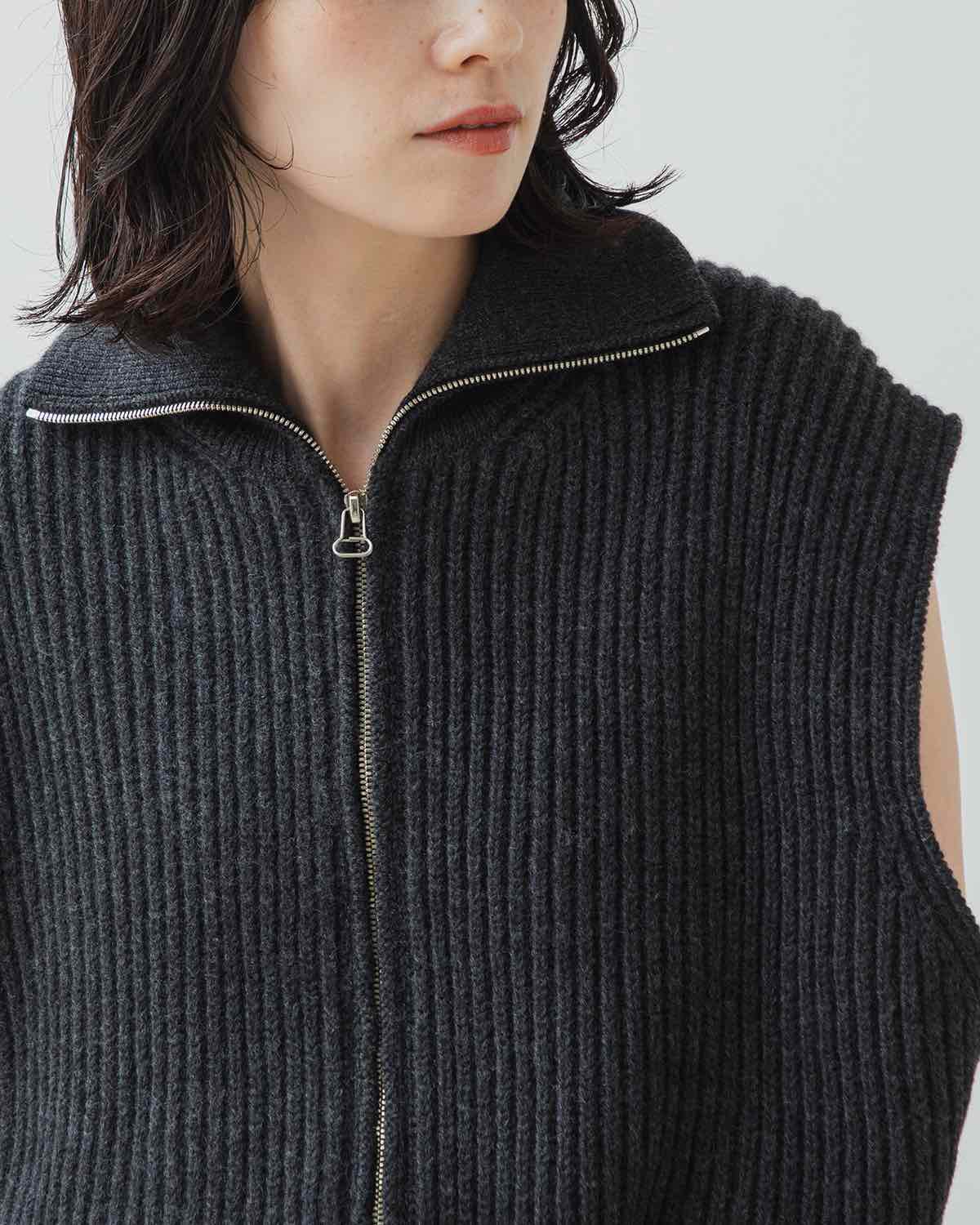 5G ZIP DRIVERS KNIT VEST