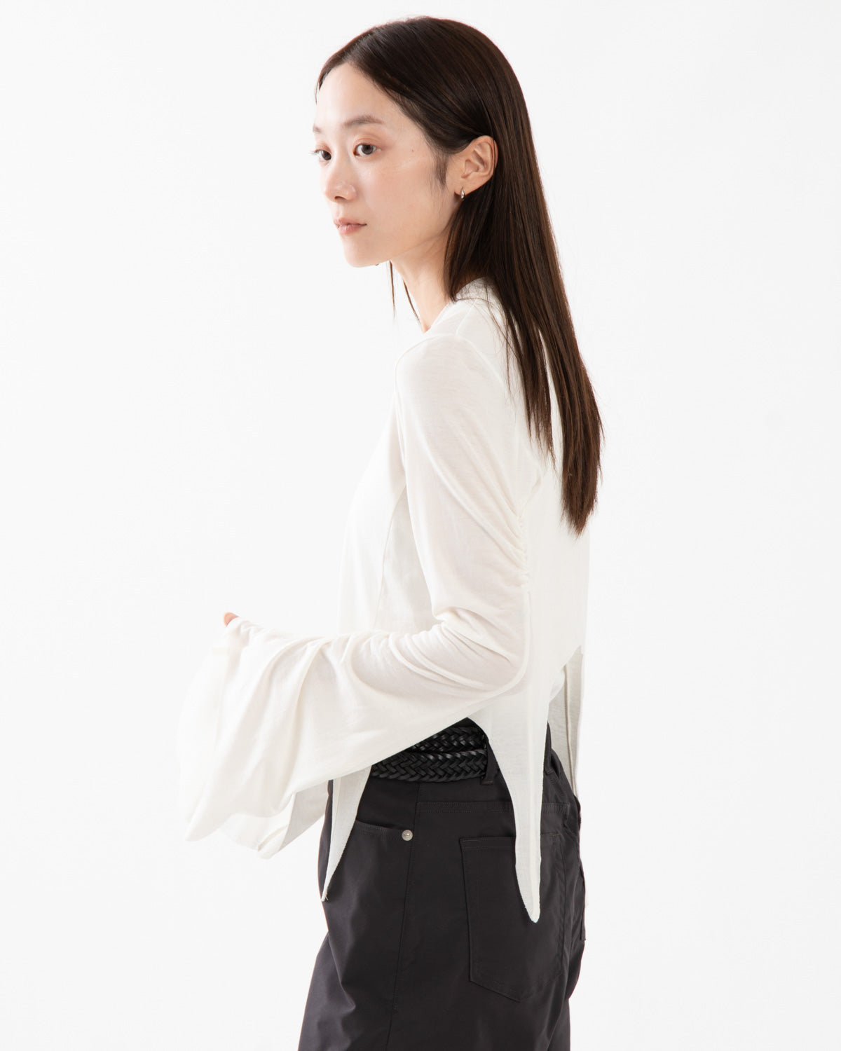 CUT-AND-SEWN CARDIGAN